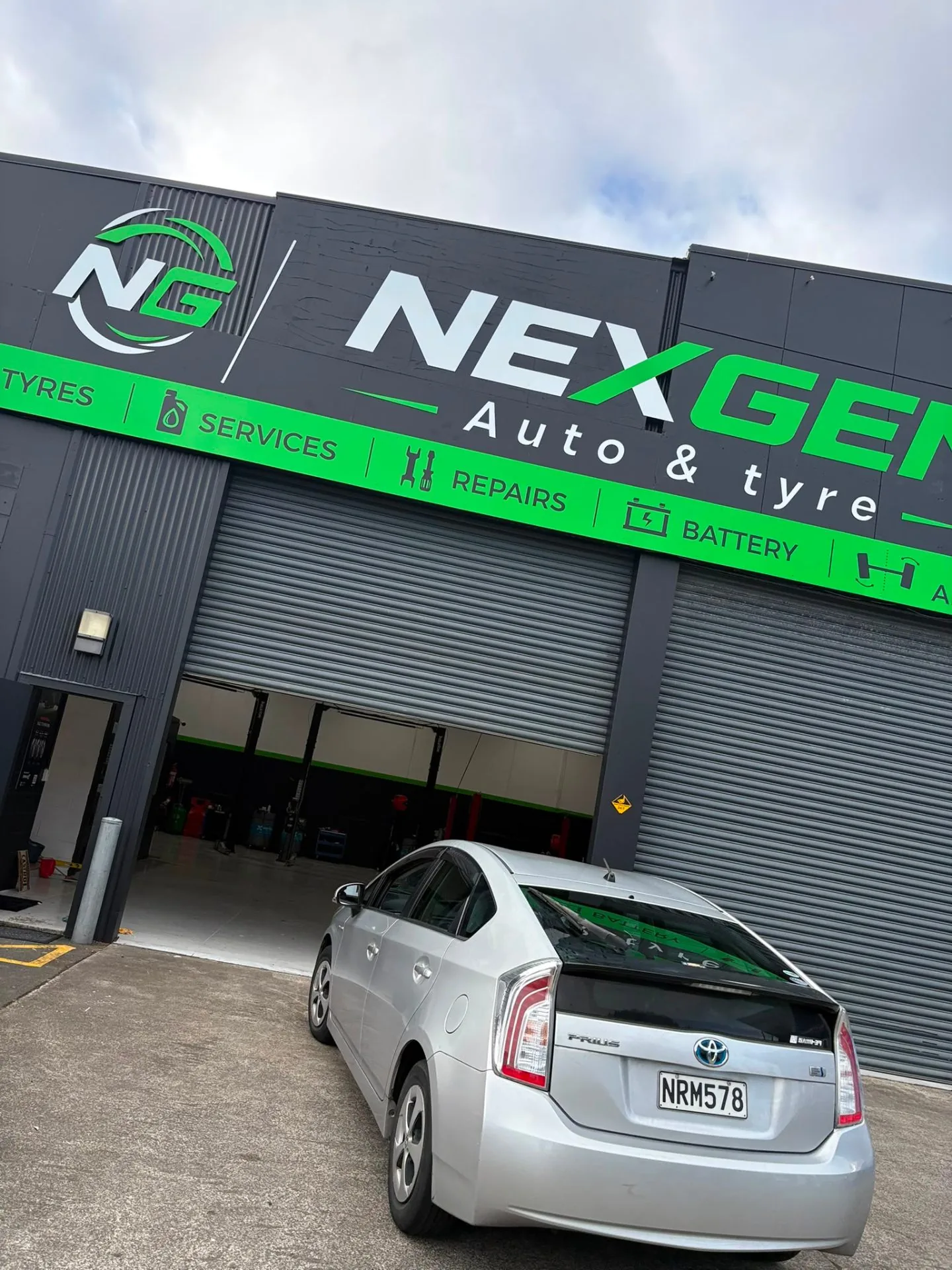 NexGen Auto & Tyre shopfront in Frankton, Hamilton